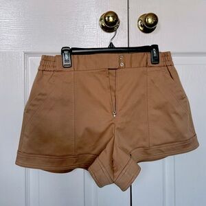 Jonathan Simkhai structured khaki shorts
